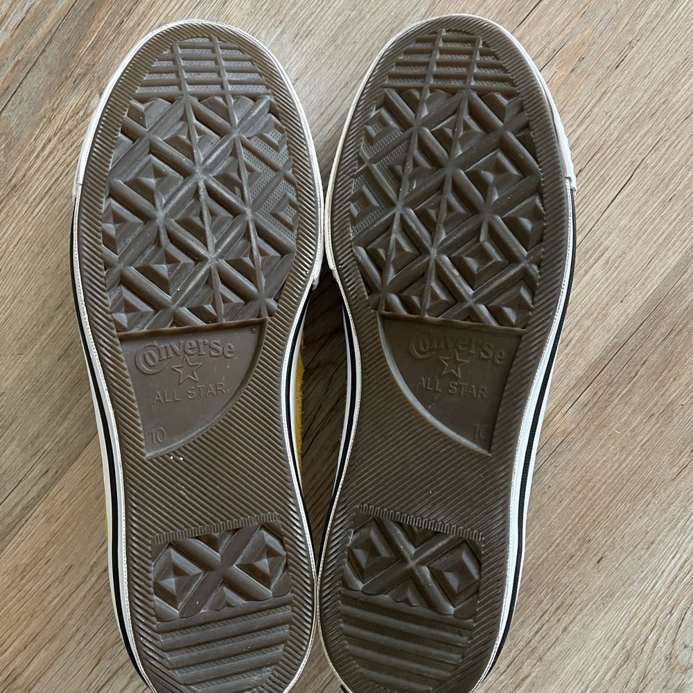 Converse Yellow Suede Sneakers - Picture 13 of 13